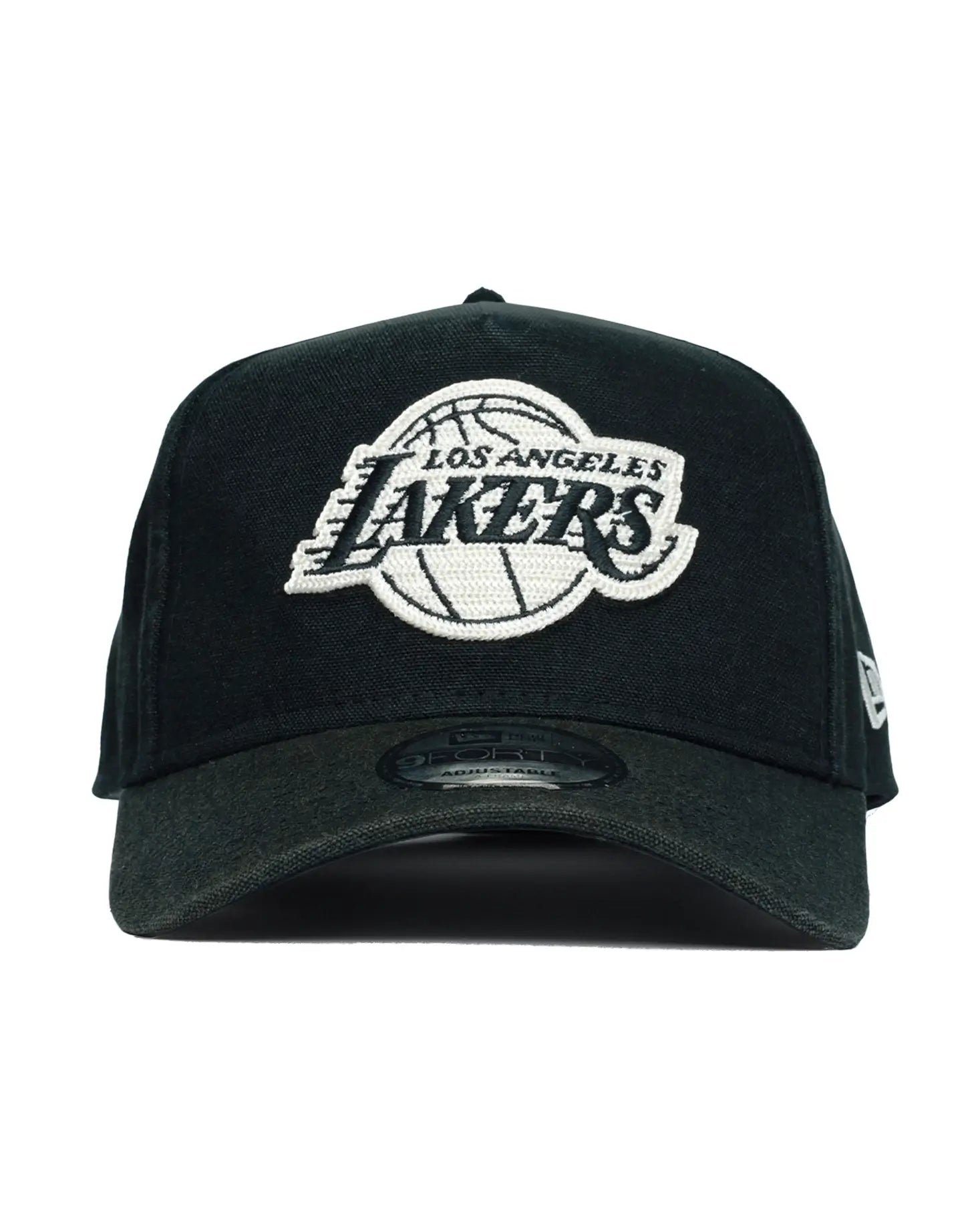 Los Angeles Lakers Washed Canvas 9Forty A-Frame Adjustable