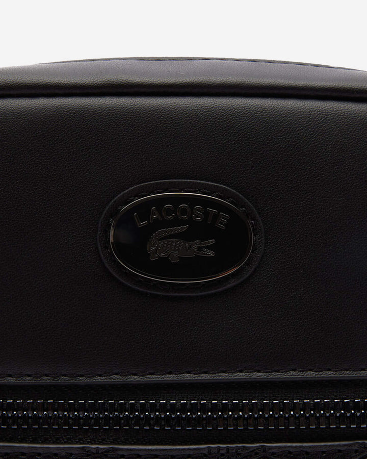 Lacoste Leather Monogram Satchel