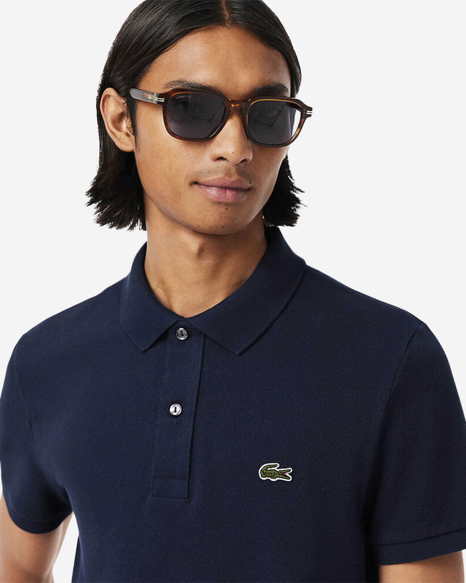 Lacoste Navy Slim Fit Polo Shirt

