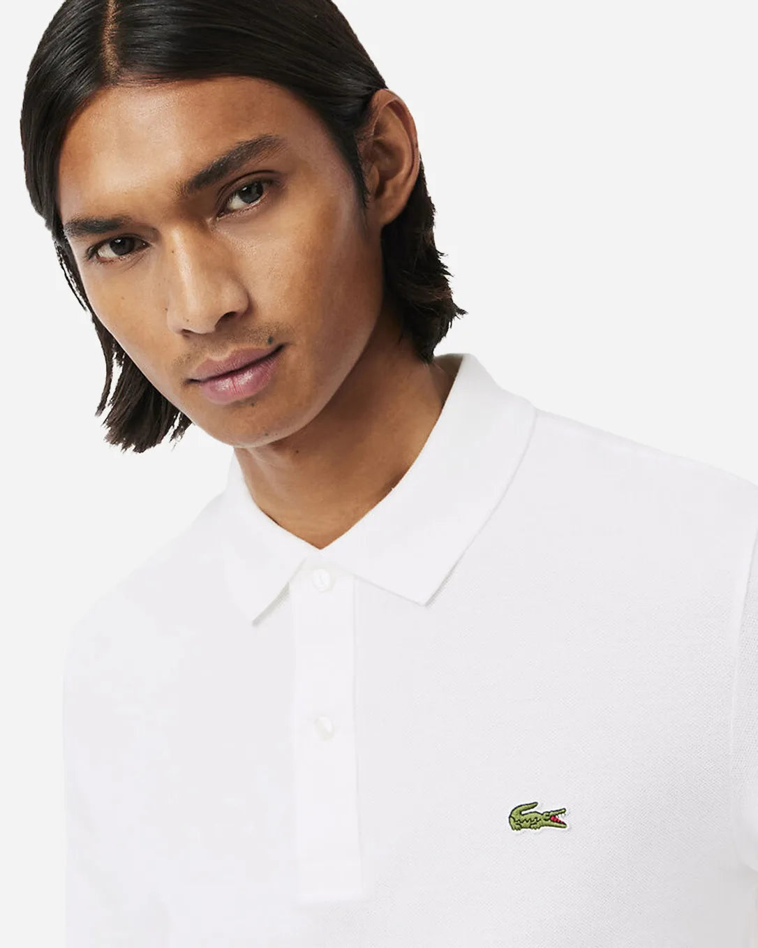 Lacoste Original Slim Fit Polo Shirt White
