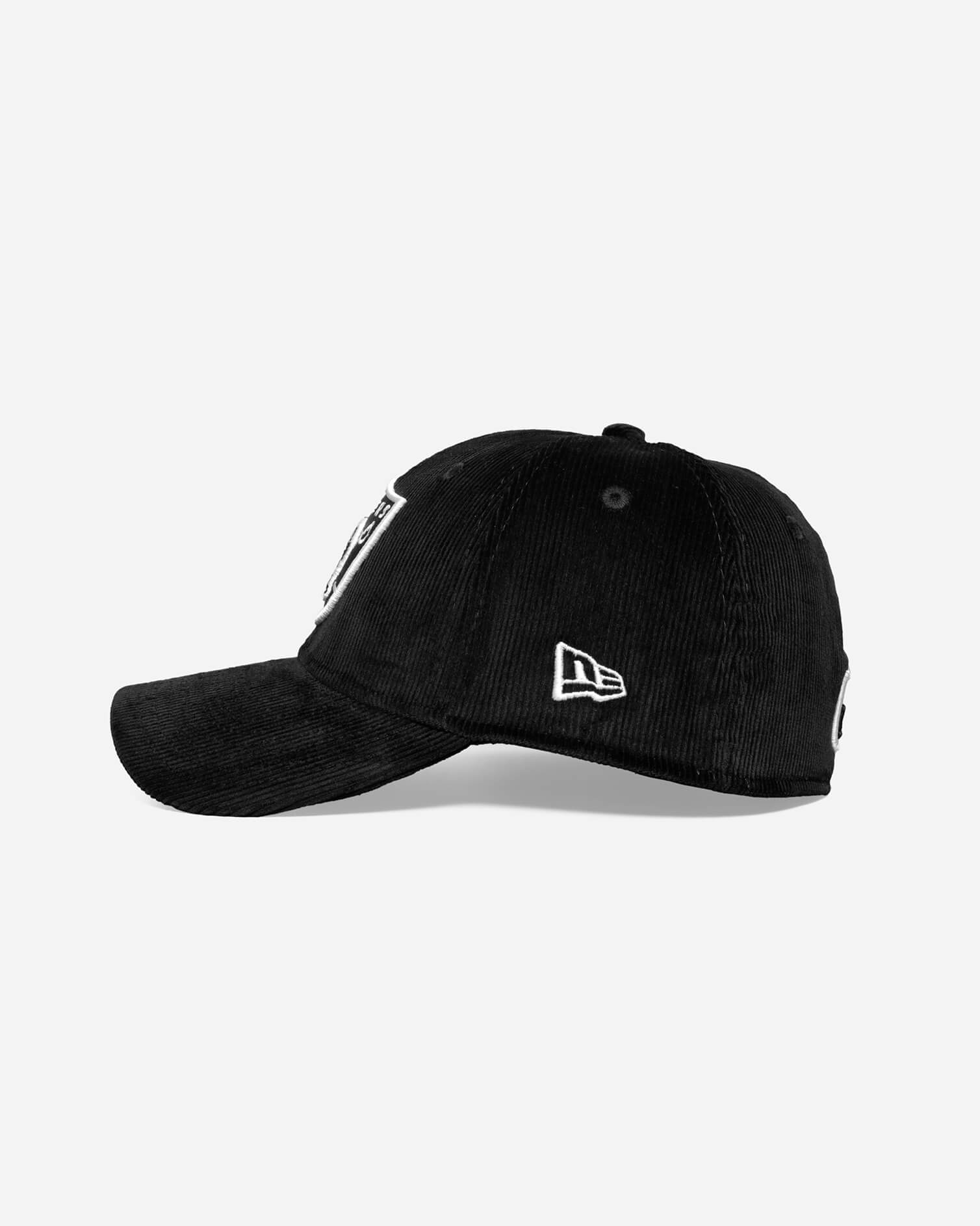 Las Vegas Raiders Black Cord Fitted Cap
