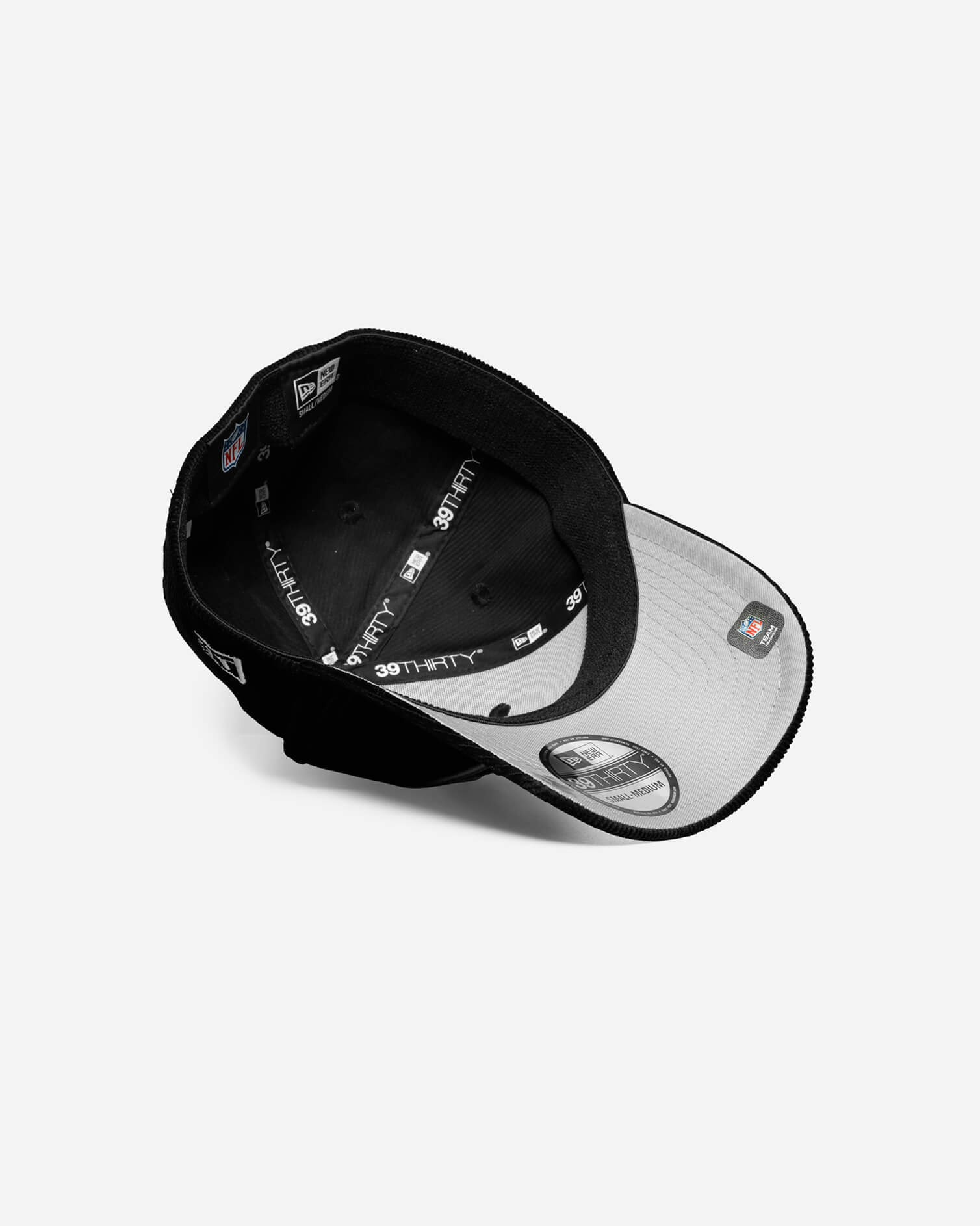 Las Vegas Raiders Black Cord Fitted Cap
