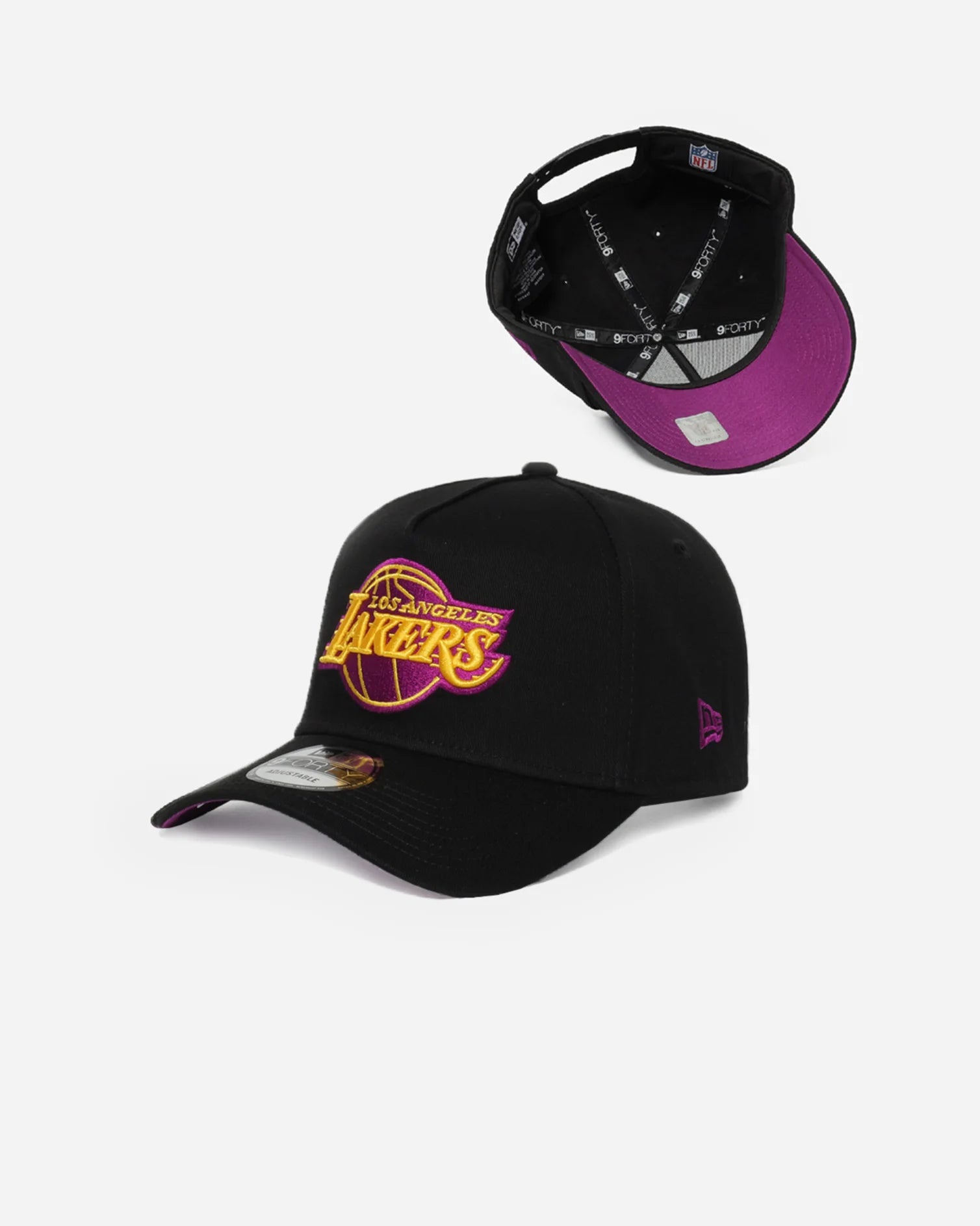 Los Angeles Lakers Passionfruit 9Forty A-Frame Snapback Australia
