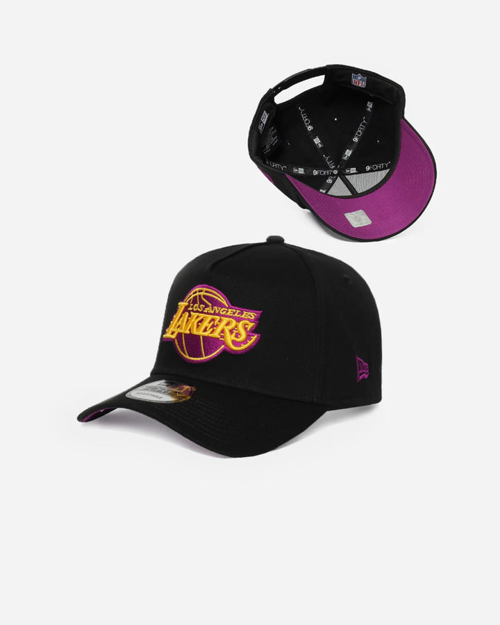 Los Angeles Lakers Passionfruit 9Forty A-Frame Snapback Australia
