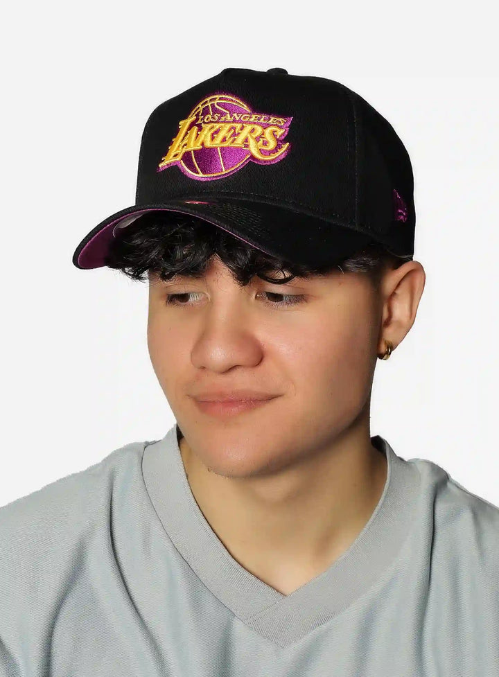 Los Angeles Lakers Passionfruit 9Forty A-Frame Snapback Australia
