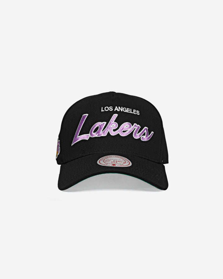 Los Angeles Lakers Team Script Pro Pinch Snapback