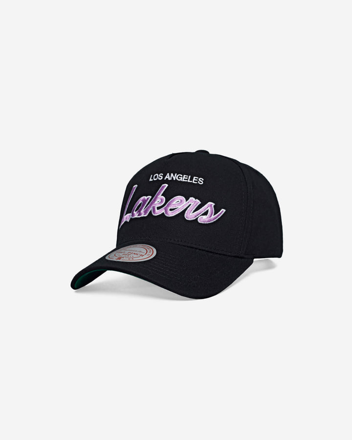 Los Angeles Lakers Team Script Pro Pinch Snapback