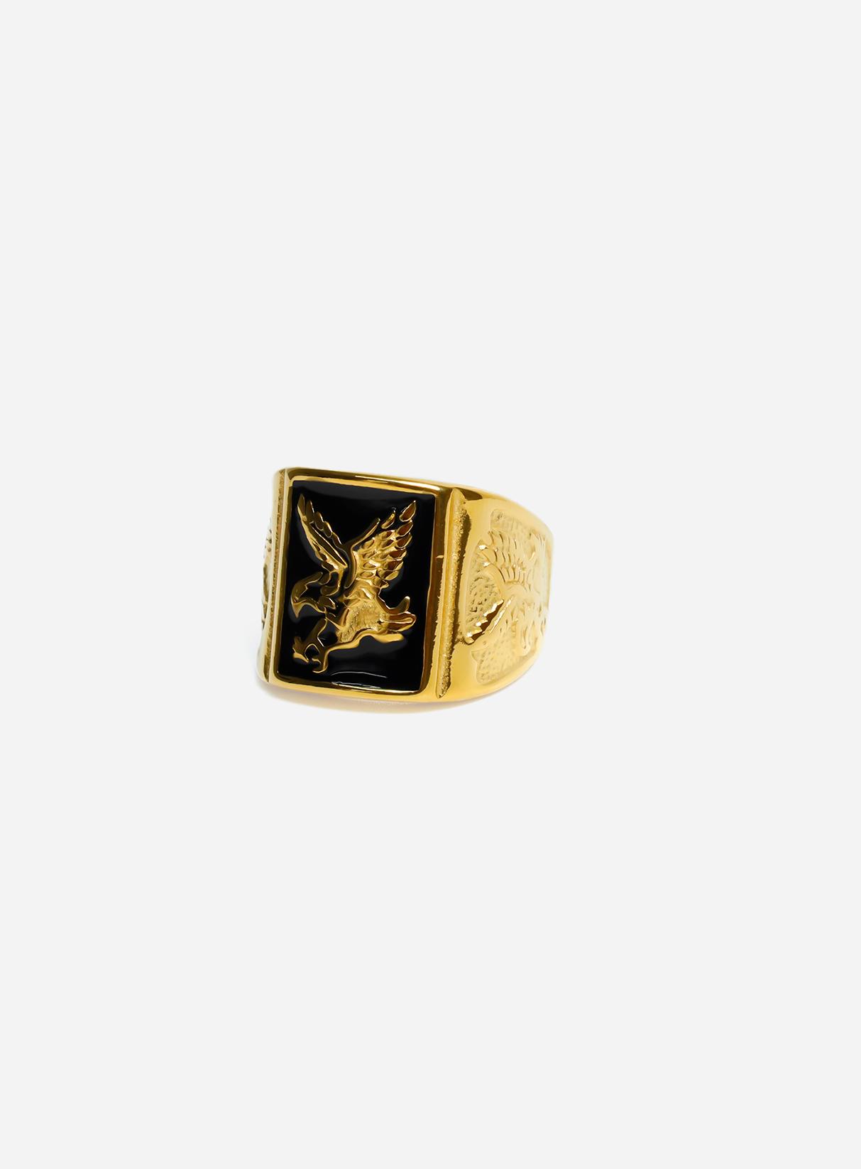 GD Golden Eagle Mens Ring