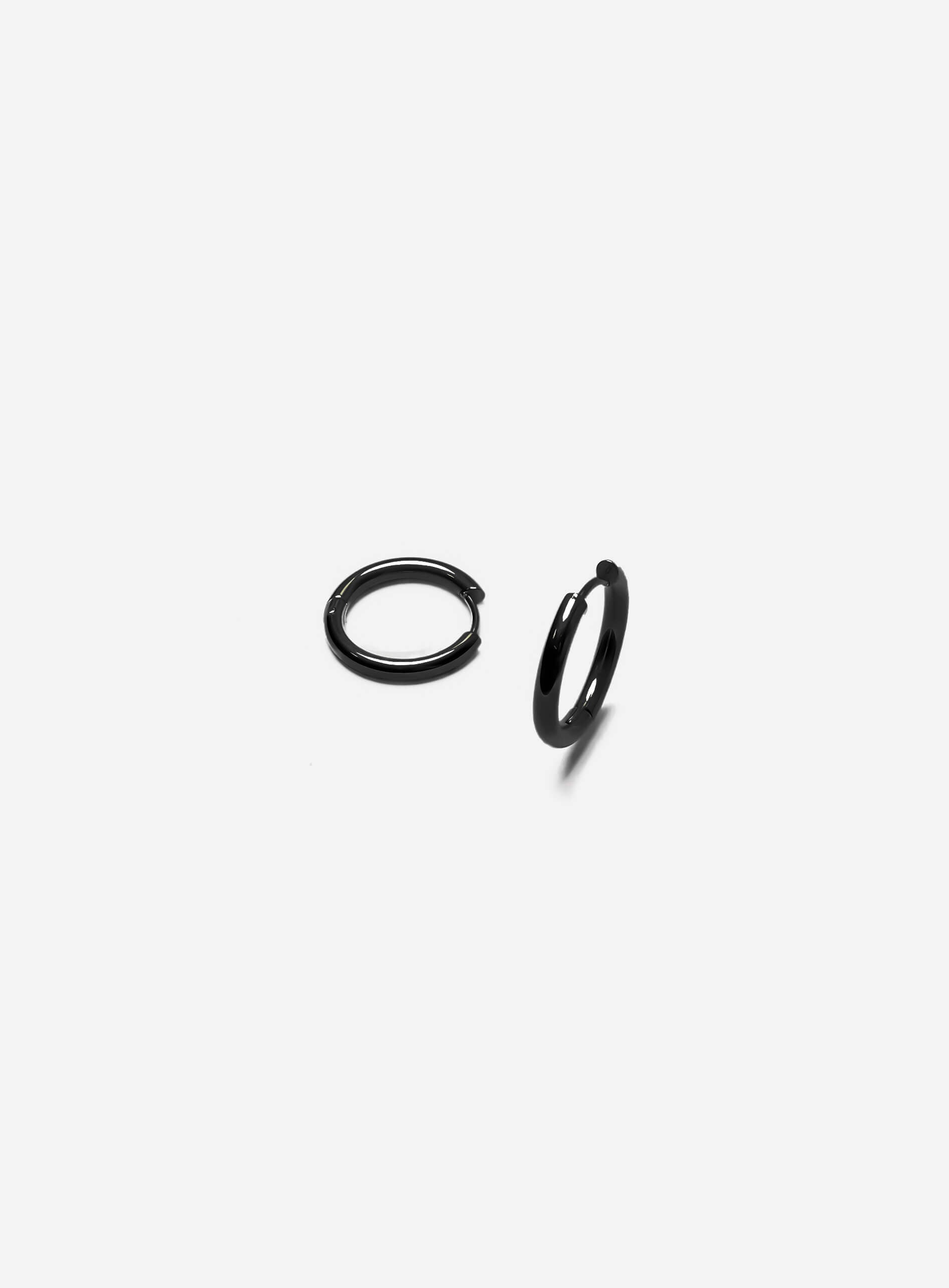 GD Simple Half Round Hoop Earrings