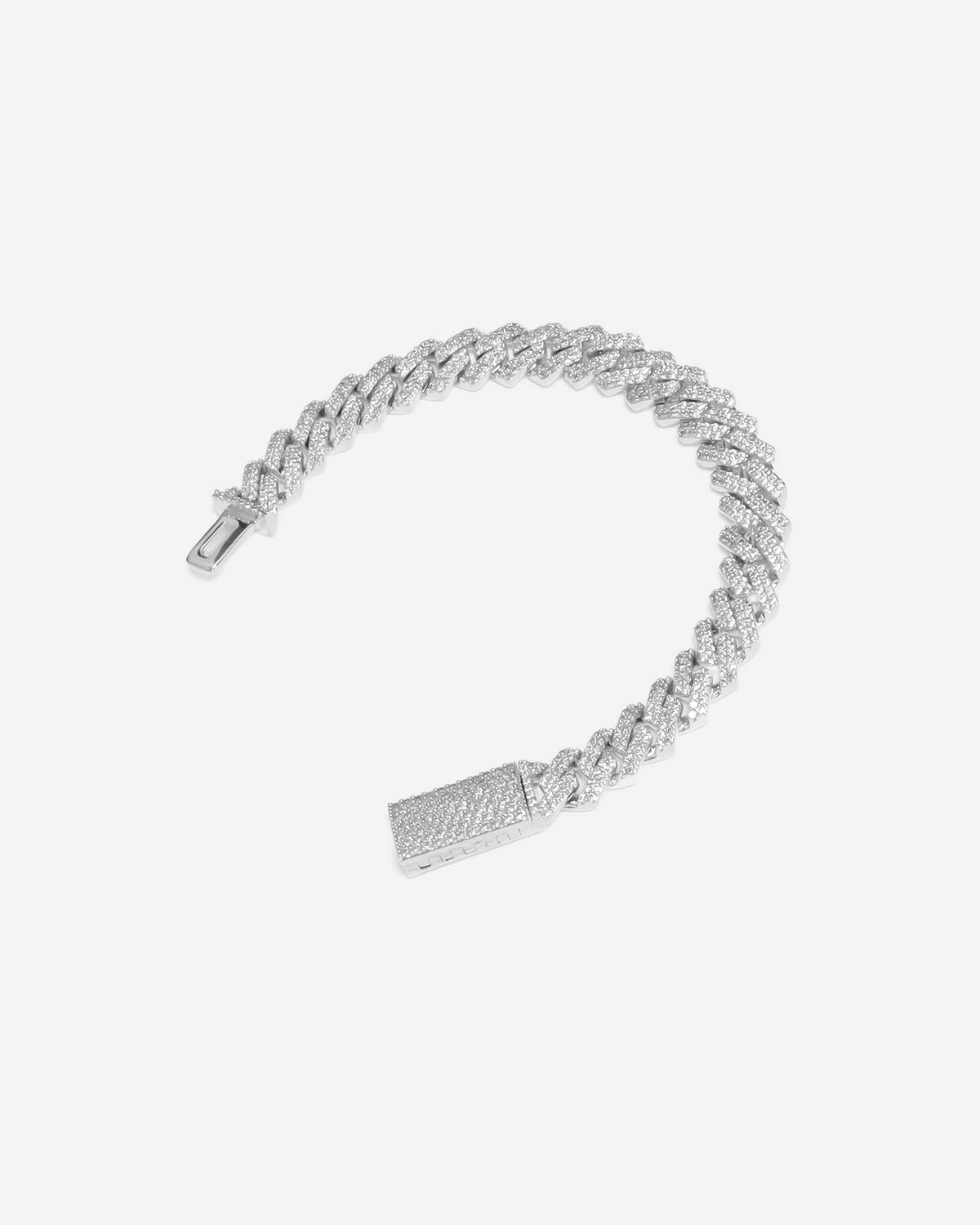 Gd Ice GD Ice Cubic Zirconia Bracelet White Silver Plated