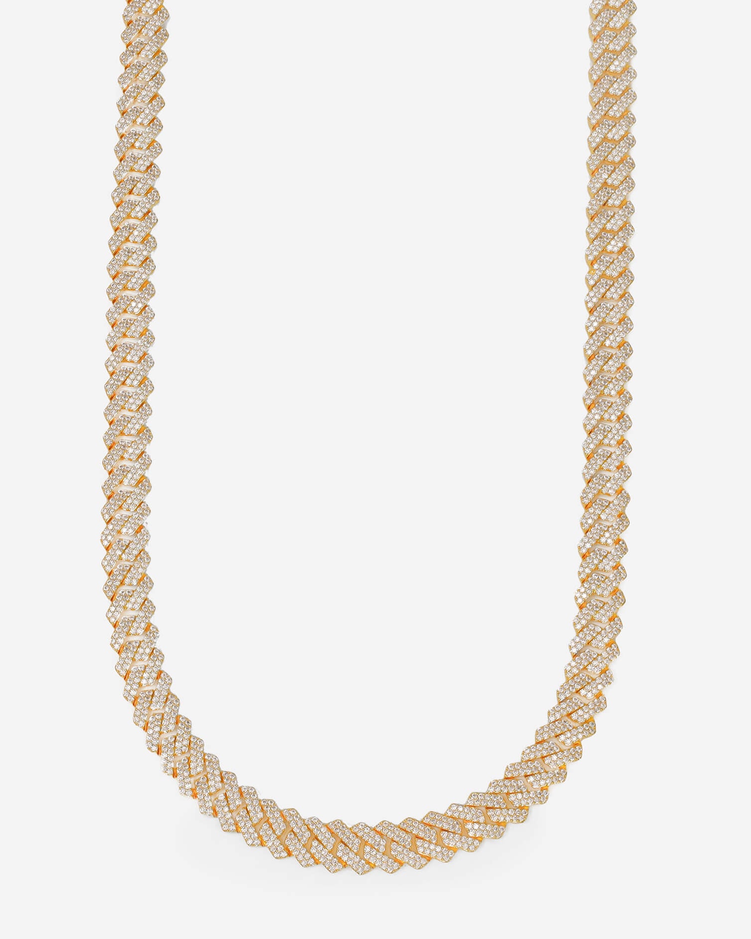 GD Ice Cubic Zirconia Chain 18k Gold Plated