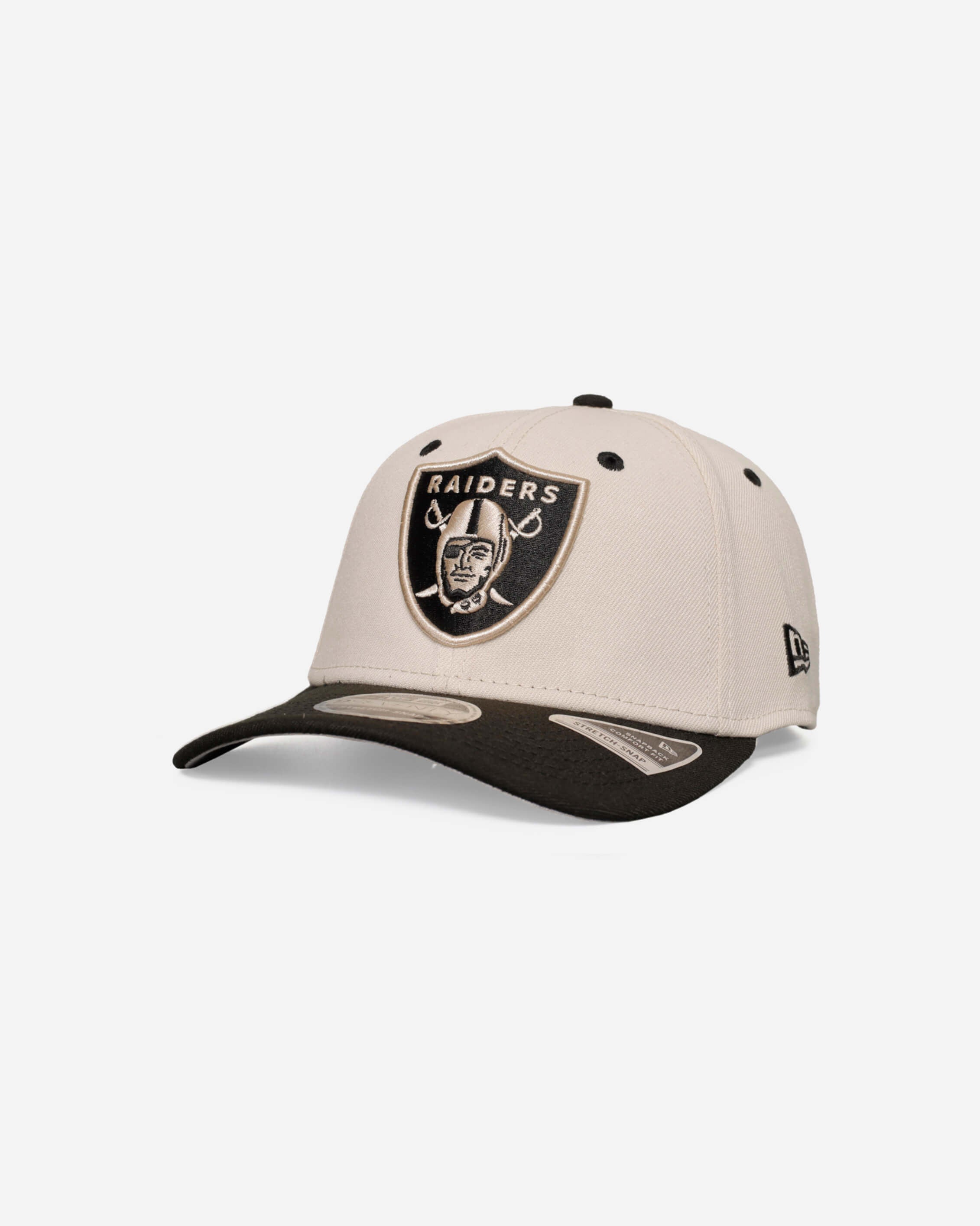 Las Vegas Raiders 9Seventy Stone Black Stretch Snap