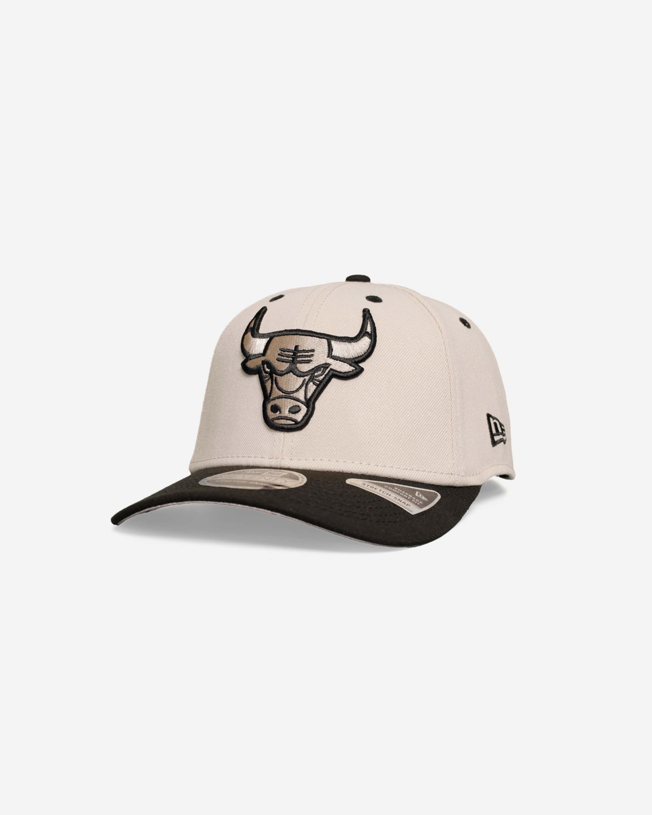 Chicago Bulls 9Seventy Stone Black Stretch Snapback