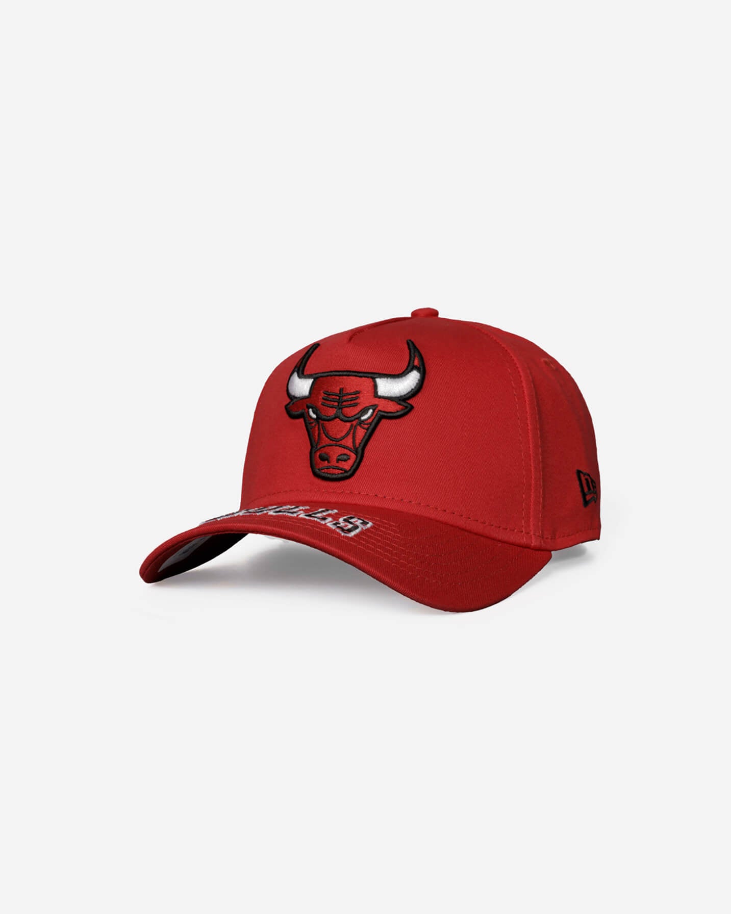 Chicago Bulls 9Forty A-Frame Team Visor Wordmark Snapback