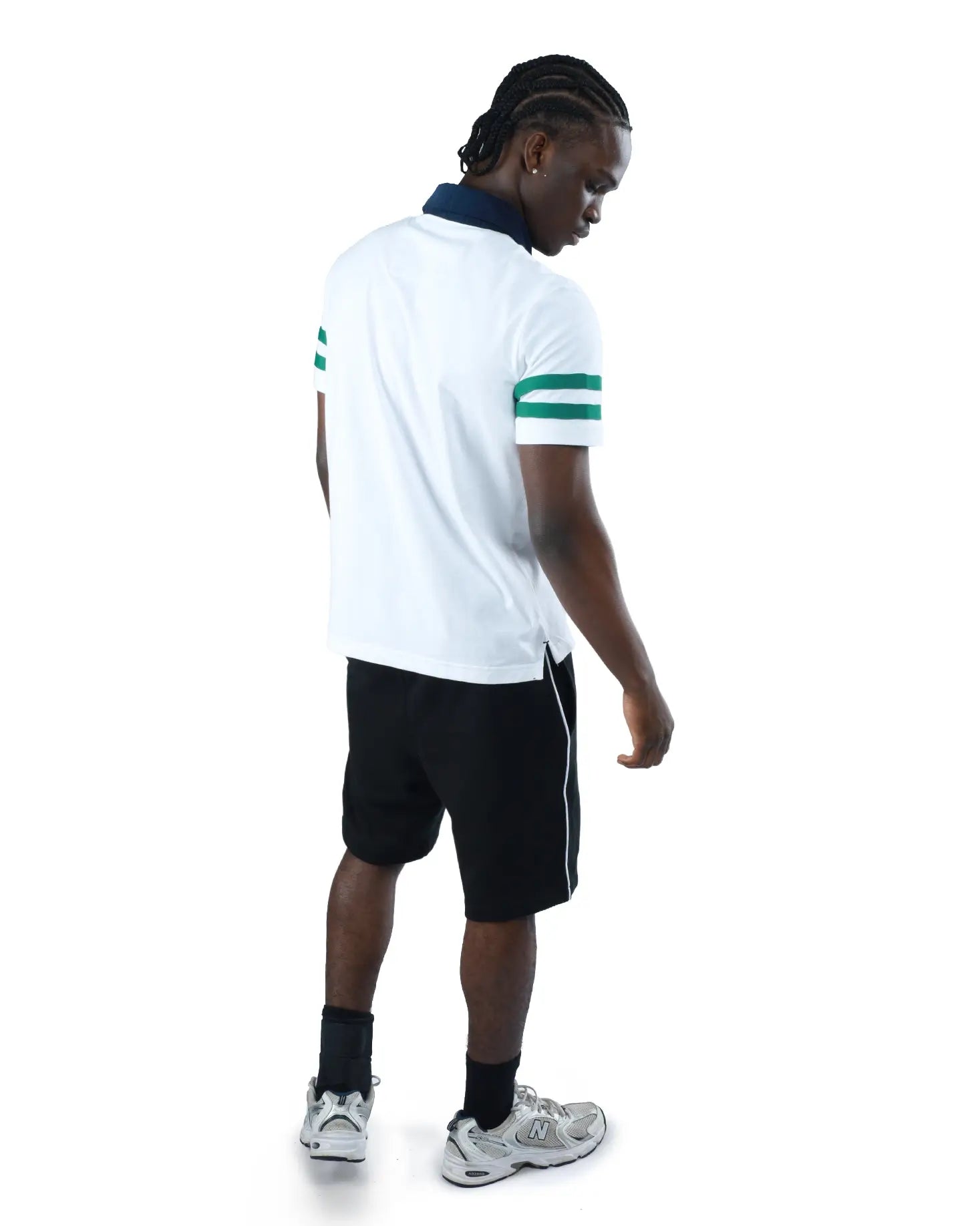 Nautica Stripe Short Sleeve Polo Shirt