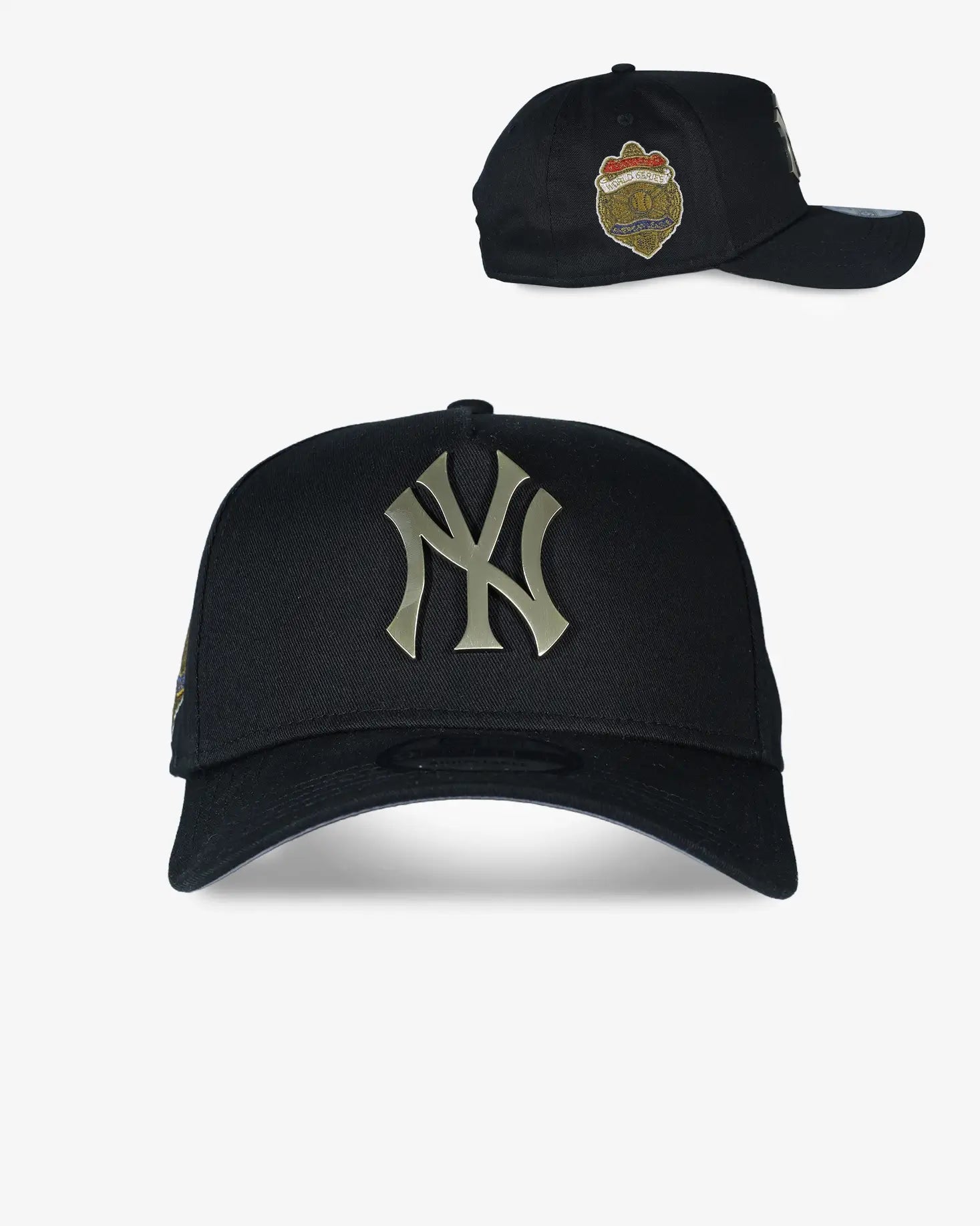 New York Yankees Antique Metal Badge 9Forty A-Frame Adjustable