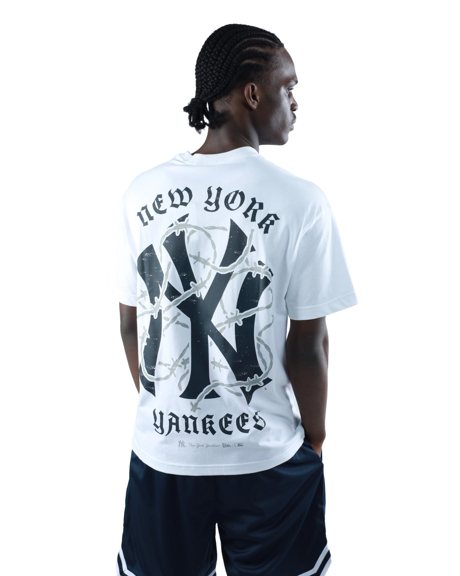New York Yankees Barbed Wire Oversized T-Shirt