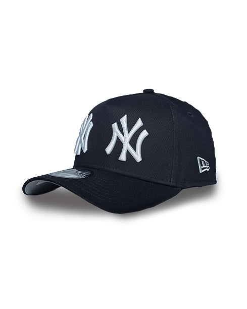 New York Yankees Double Logo 9FORTY A-Frame Snapback