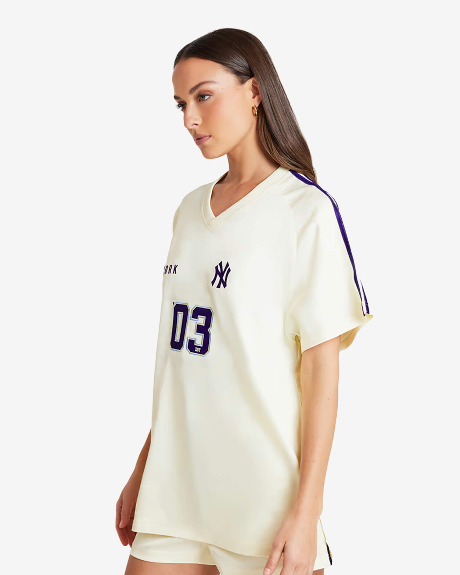 New York Yankees Stripe Football Jersey