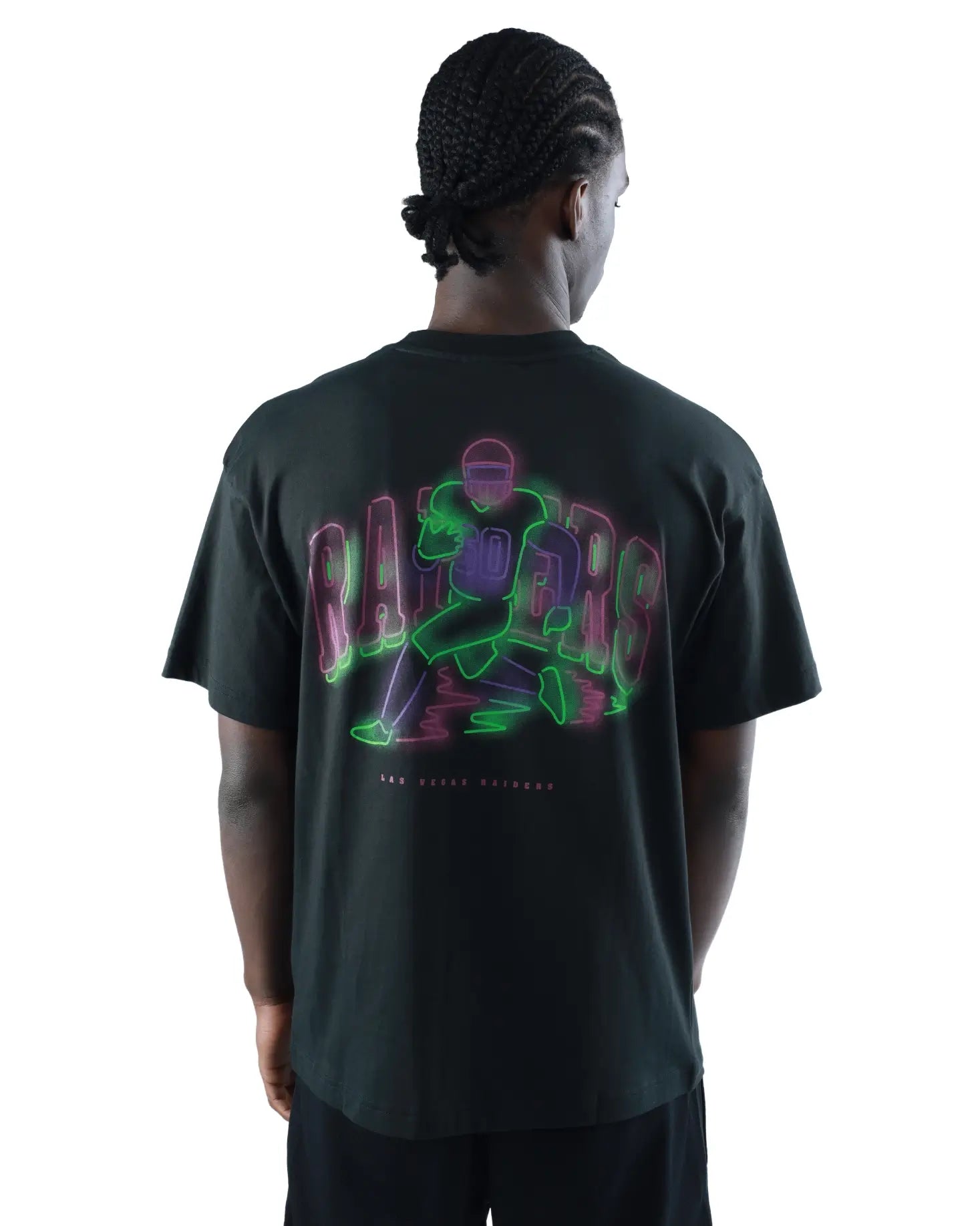 Las Vegas Raiders Neon Light Oversized T-Shirt