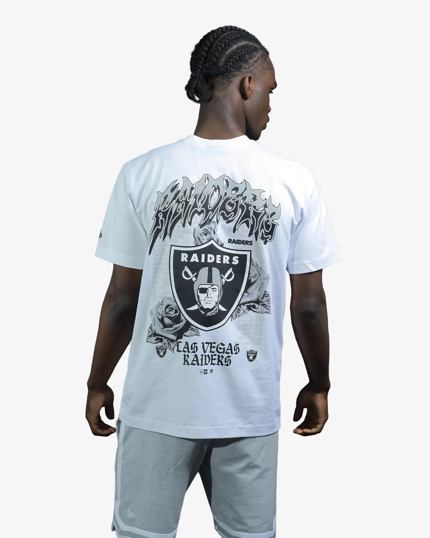 Las Vegas Raiders Trend Pop Grunge Rose T-Shirt