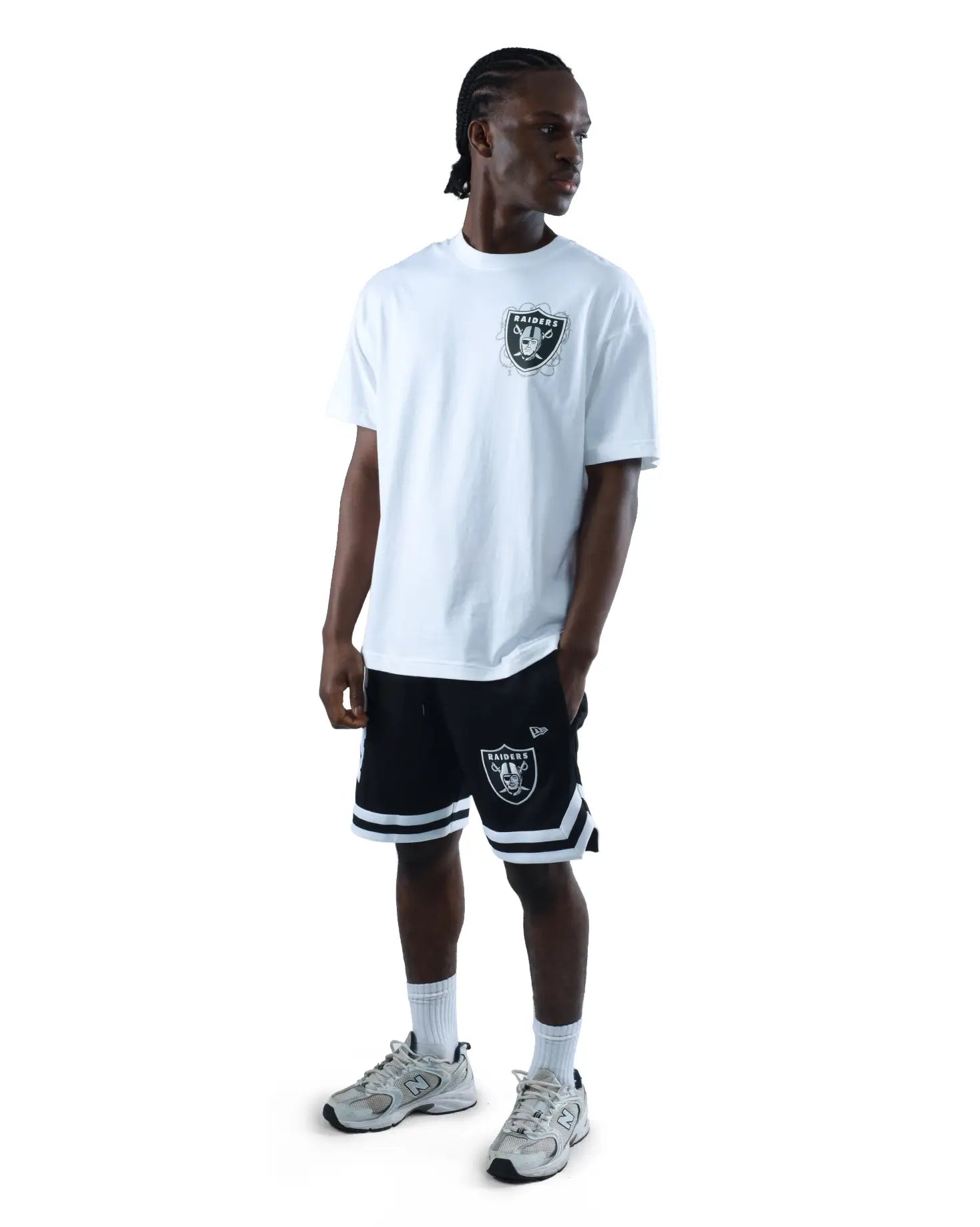 Las Vegas Raiders Barbed Wire Oversized T-Shirt