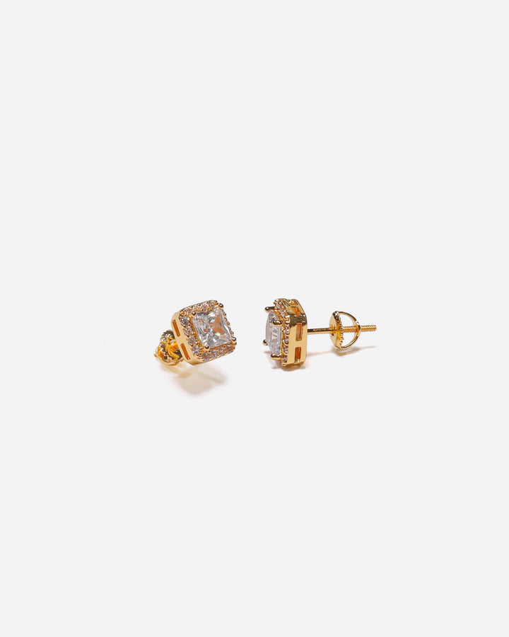 Radiant 22K Gold Stud Earrings