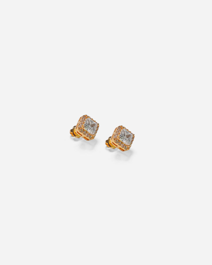 Radiant 22K Gold Stud Earrings