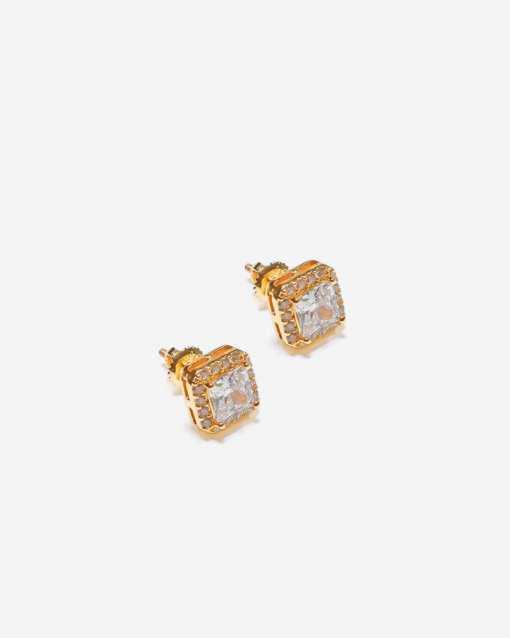 Radiant 22K Gold Stud Earrings