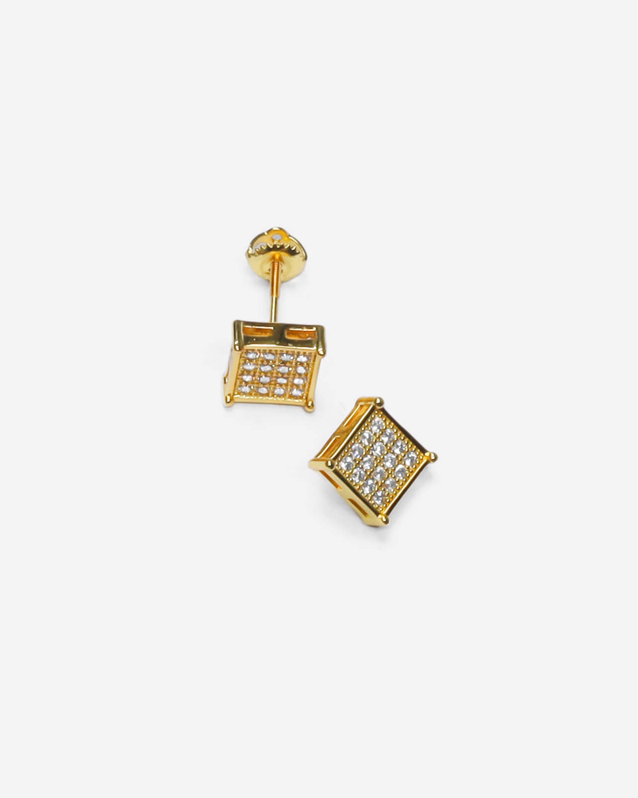 Timeless Squire Design Gold Earrings