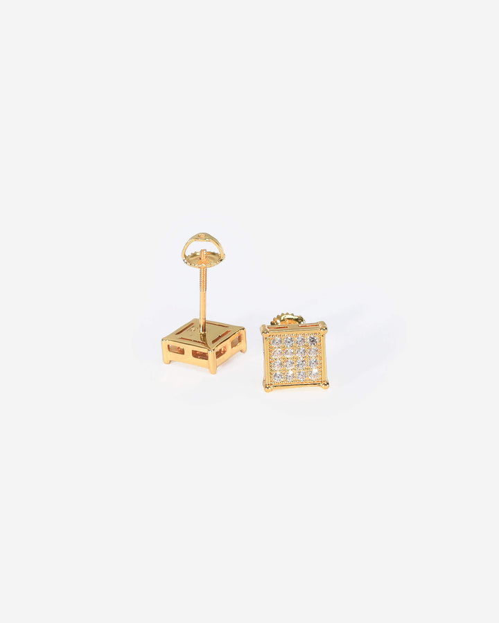 Timeless Squire Design Gold Earrings