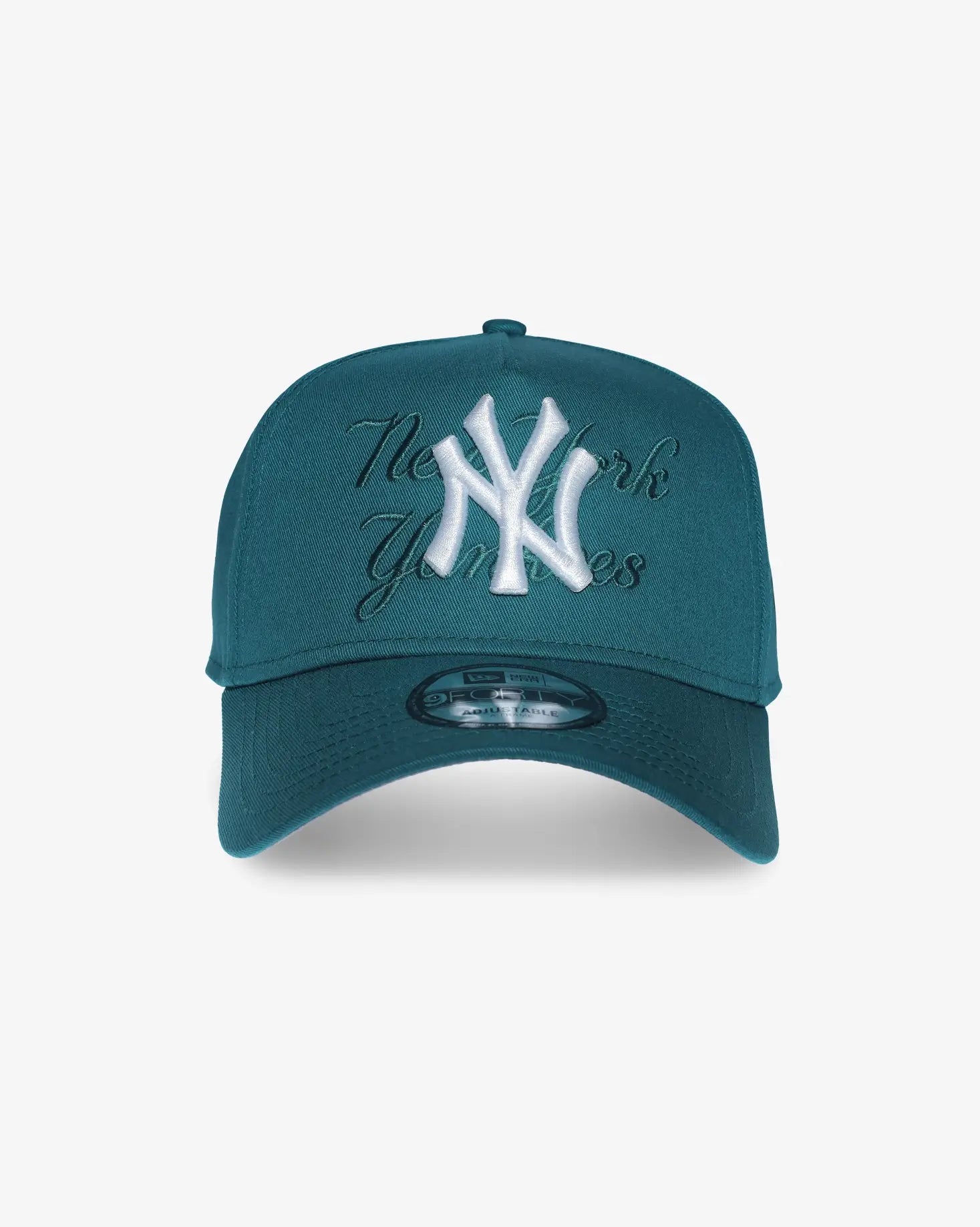 New York Yankees Seasonal Tonal Script Midnight Green Snapback