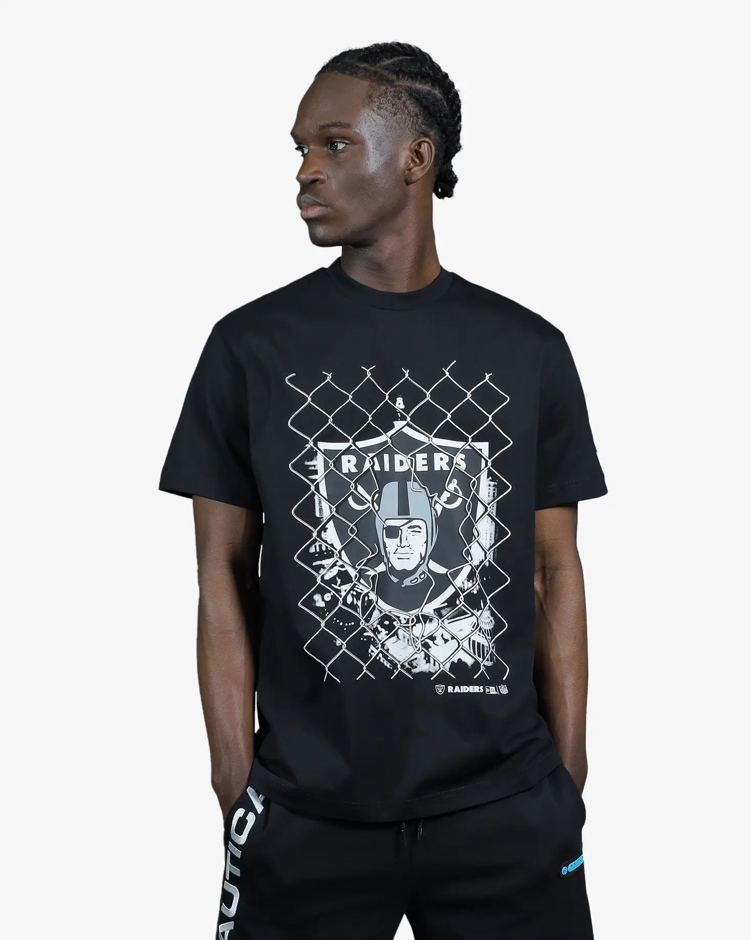 Las Vegas Raiders Oversized Fence T-Shirt
