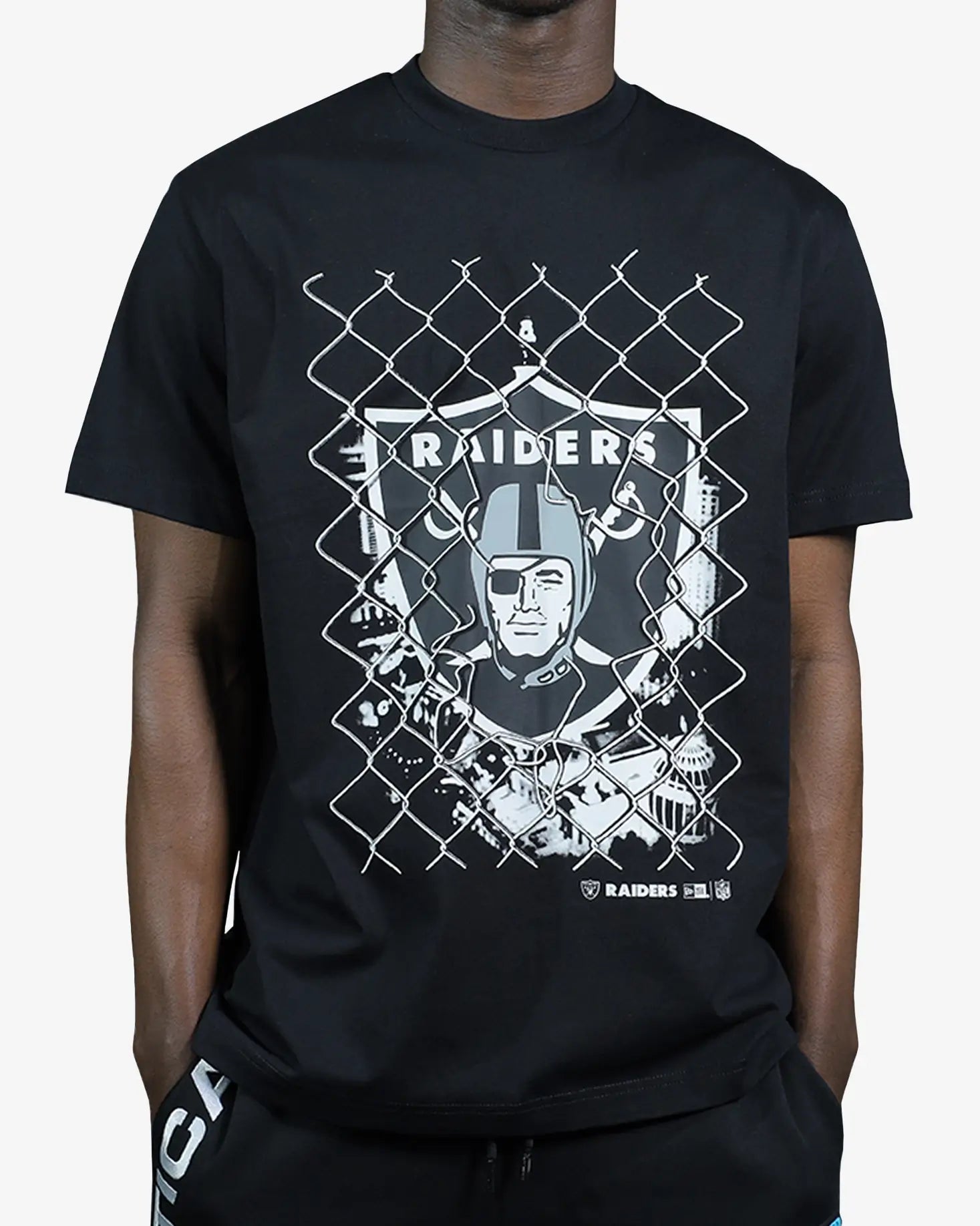 Las Vegas Raiders Oversized Fence T-Shirt