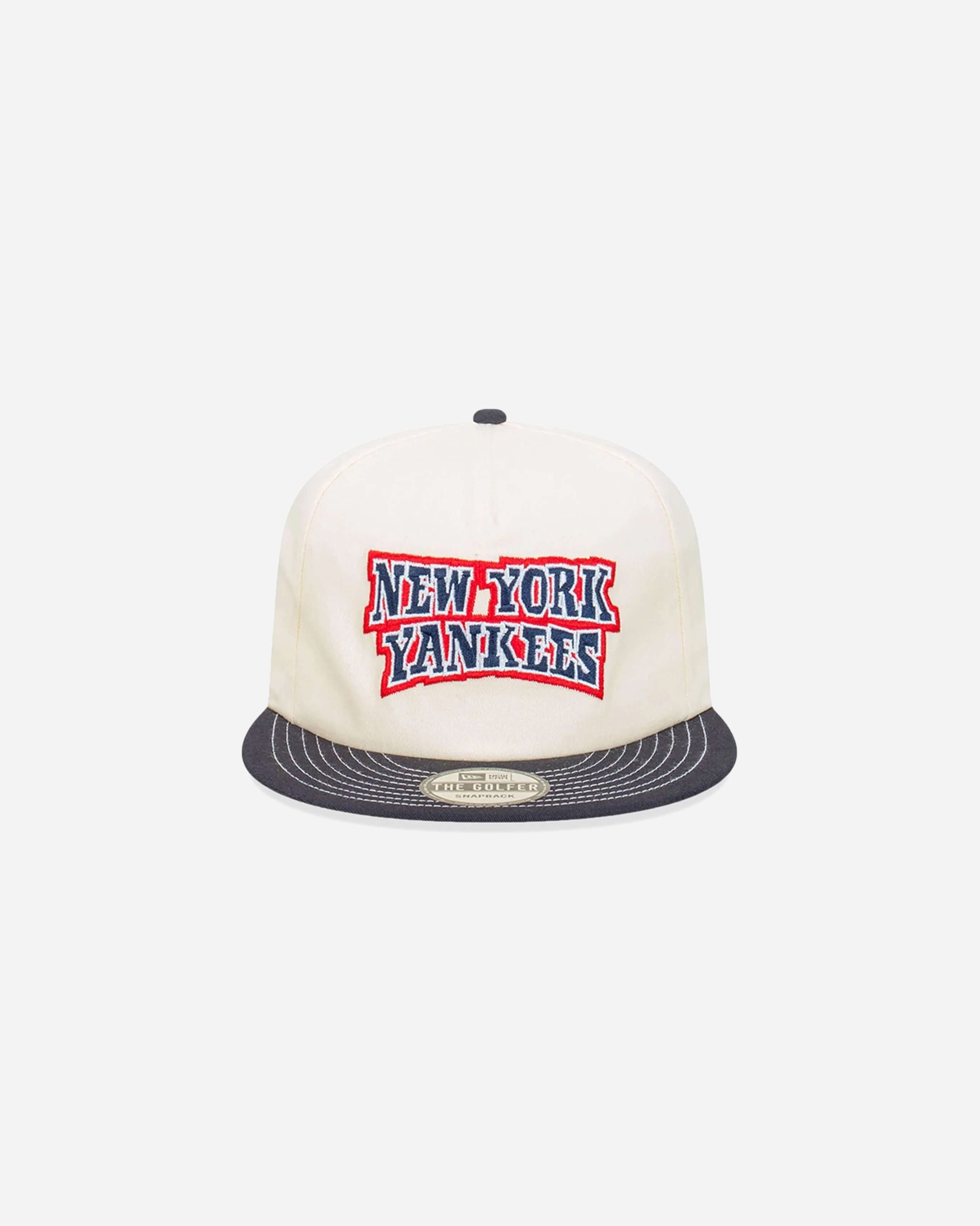 New York Yankees Cut N Paste White Golfer Snapback Adjustable Cap