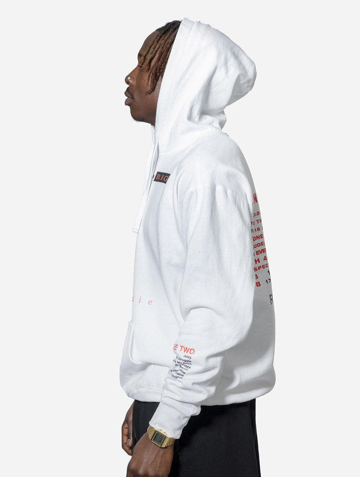 Biggie Ready To Die Tracklist Hoodie
