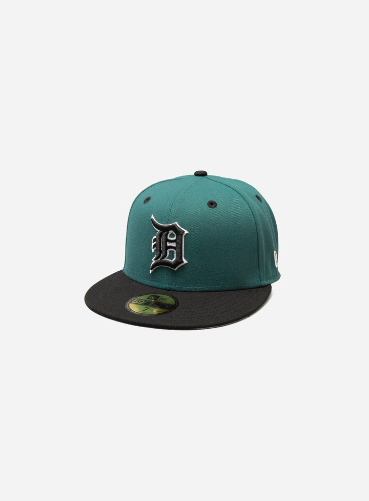 New Era Detroit Tigers Pine & Black 59Fifty Fitted - Challenger Streetwear