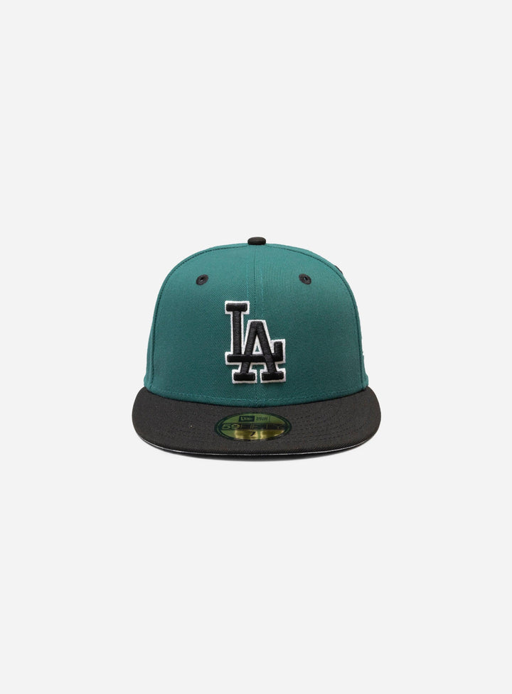 New Era Los Angeles Dodgers Pine & Black 59Fifty Fitted - Challenger Streetwear