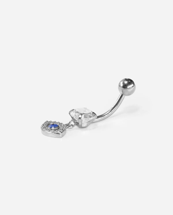 Gracias Dios Blue Evil Eye Belly Piercing Ring - Challenger Streetwear
