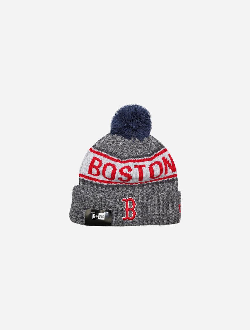 New Era Boston Red Sox Knit Medium Pom Beanie - Challenger Streetwear