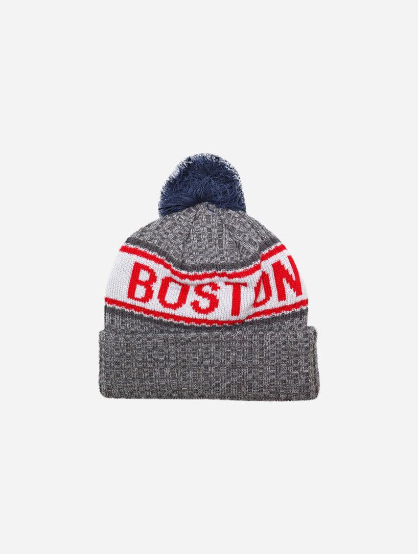 New Era Boston Red Sox Knit Medium Pom Beanie - Challenger Streetwear