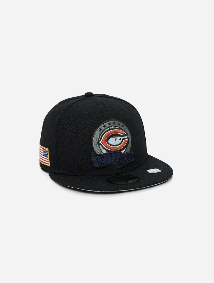 New Era Chicago Bear 59Fifty Side Line National Flag Fitted - Challenger Streetwear