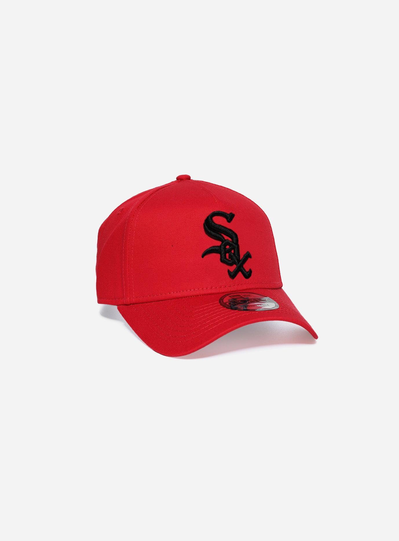 New Era Chicago White Sox Scarlet Stone 9Forty A-Frame Snapbacks - Challenger Streetwear