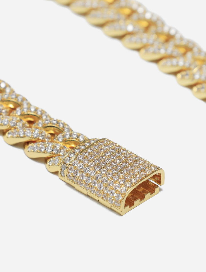 Gracias Dios Cuban Link Diamond 9" 18MM Bracelet - Challenger Streetwear