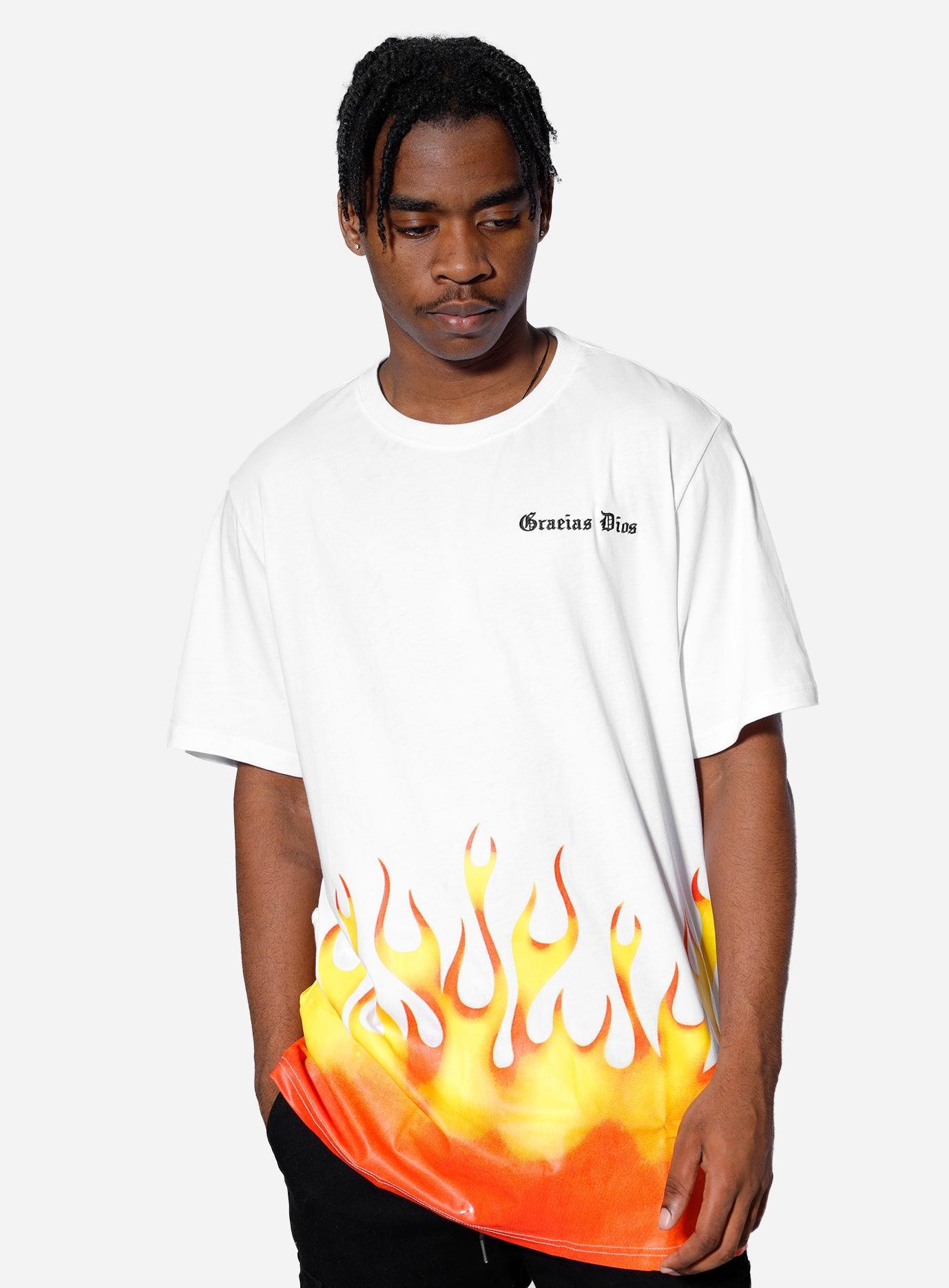 Gracias Dios Gracias Dios Fire Starter T-Shirt - Challenger Streetwear
