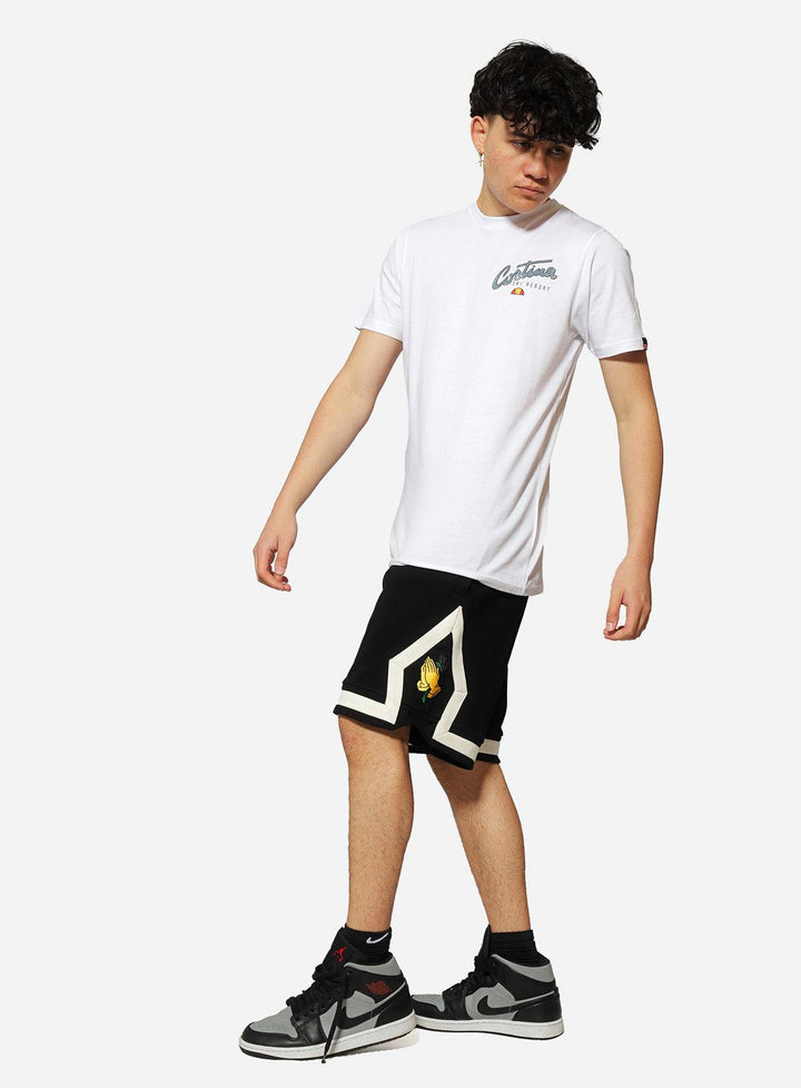 Gracias Dios Gracias Dios Pray Hand Reflective Short - Challenger Streetwear