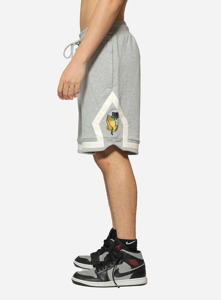 Gracias Dios Gracias Dios Pray Hand Reflective Short - Challenger Streetwear