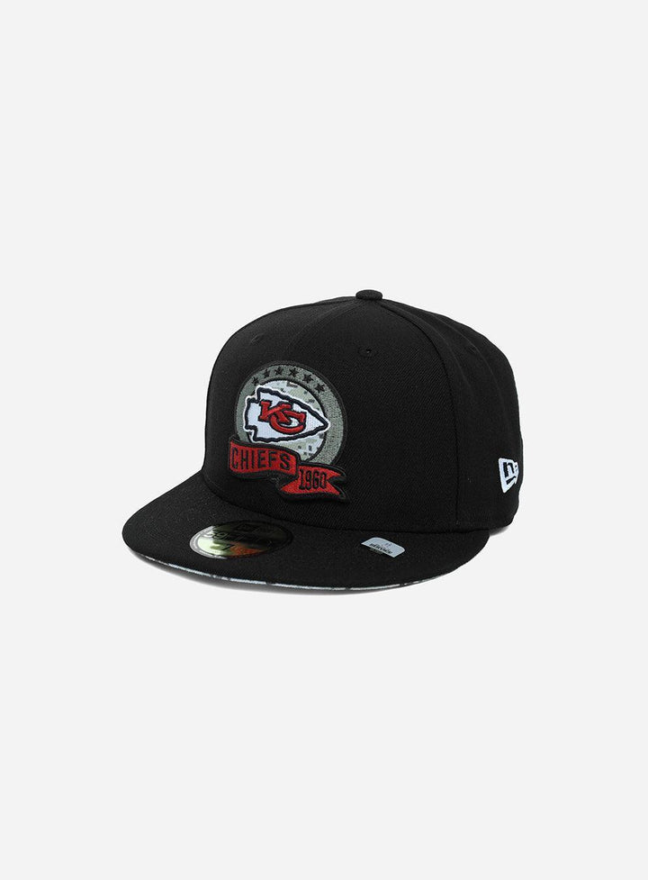 New Era Kansas City Chiefs 59Fift Sideline National Flag Fitted Hat - Challenger Streetwear