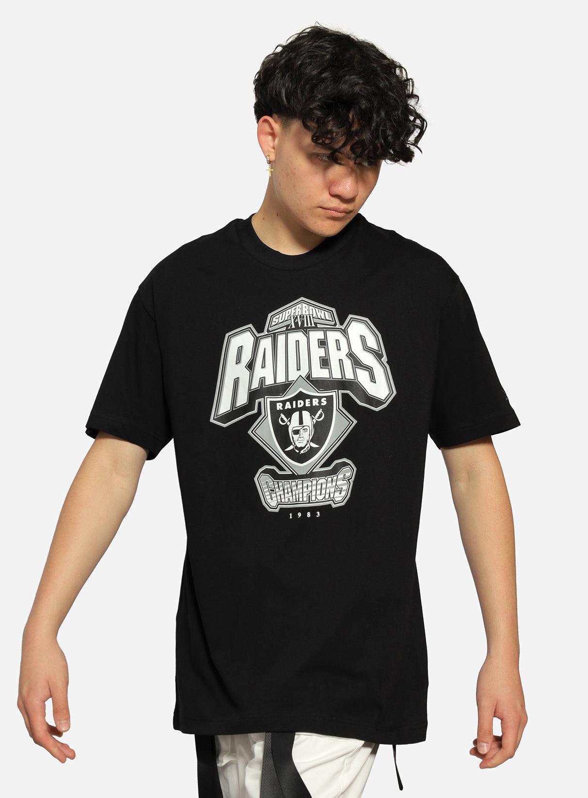 New Era Las Vegas Raiders Champion Oversized T-Shirt - Challenger Streetwear