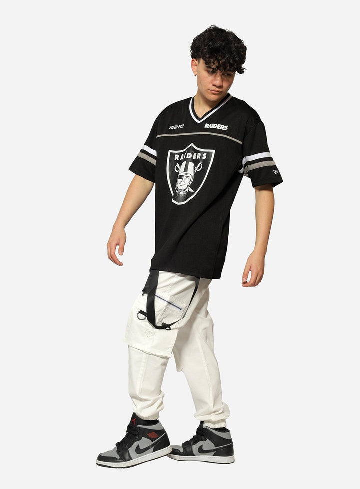 New Era Las Vegas Raiders V-Mesh Oversized Jersey - Challenger Streetwear